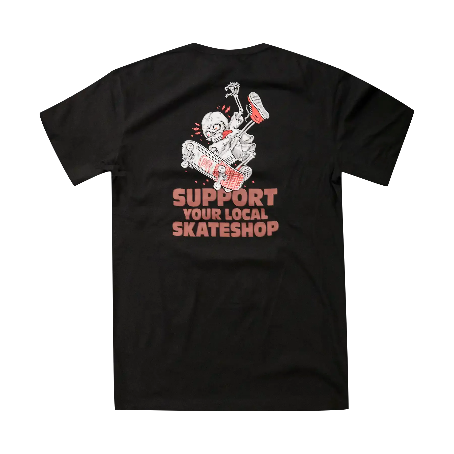 Money Ruins Everything x Skateshop Day "Skeleton" T-Shirt - Black
