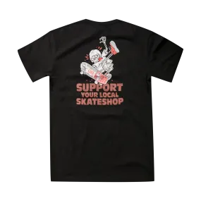 Money Ruins Everything x Skateshop Day "Skeleton" T-Shirt - Black
