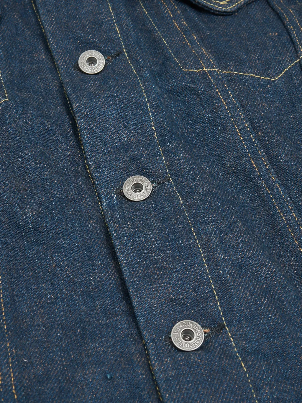 ONI Denim 02527P-KAKBR Secret Denim Kabuki Kakishibu Brown Premium 20oz Type III Jacket