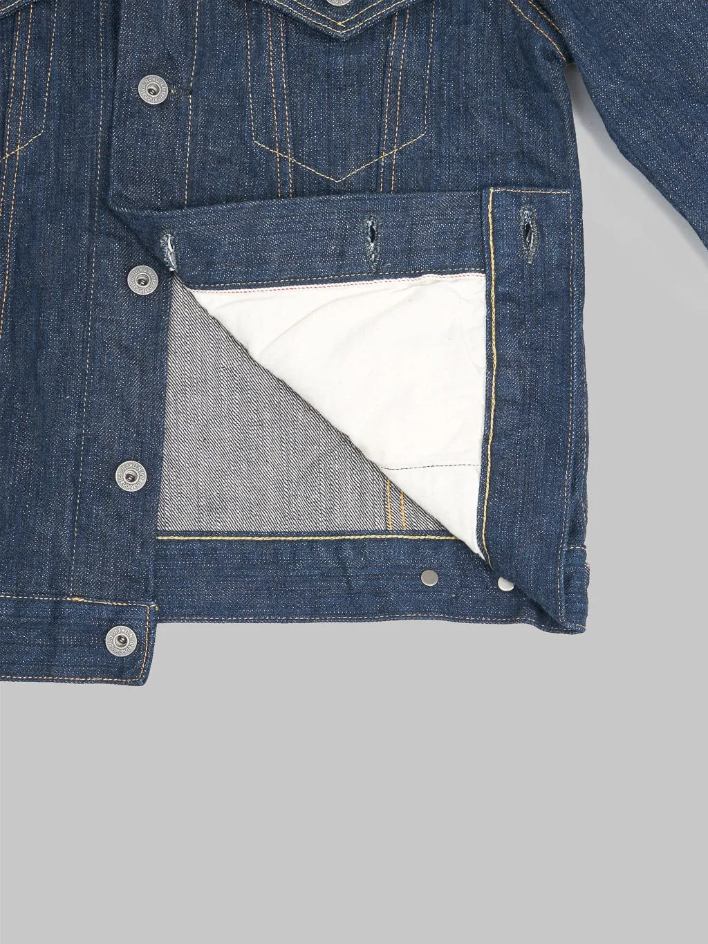 ONI Denim 02527P "Kiwami" 16oz Natural Indigo Type III Jacket