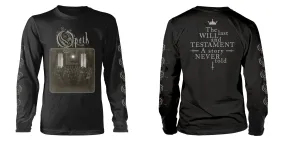 Opeth "The Last Will And Testament" Black Long Sleeve T shirt
