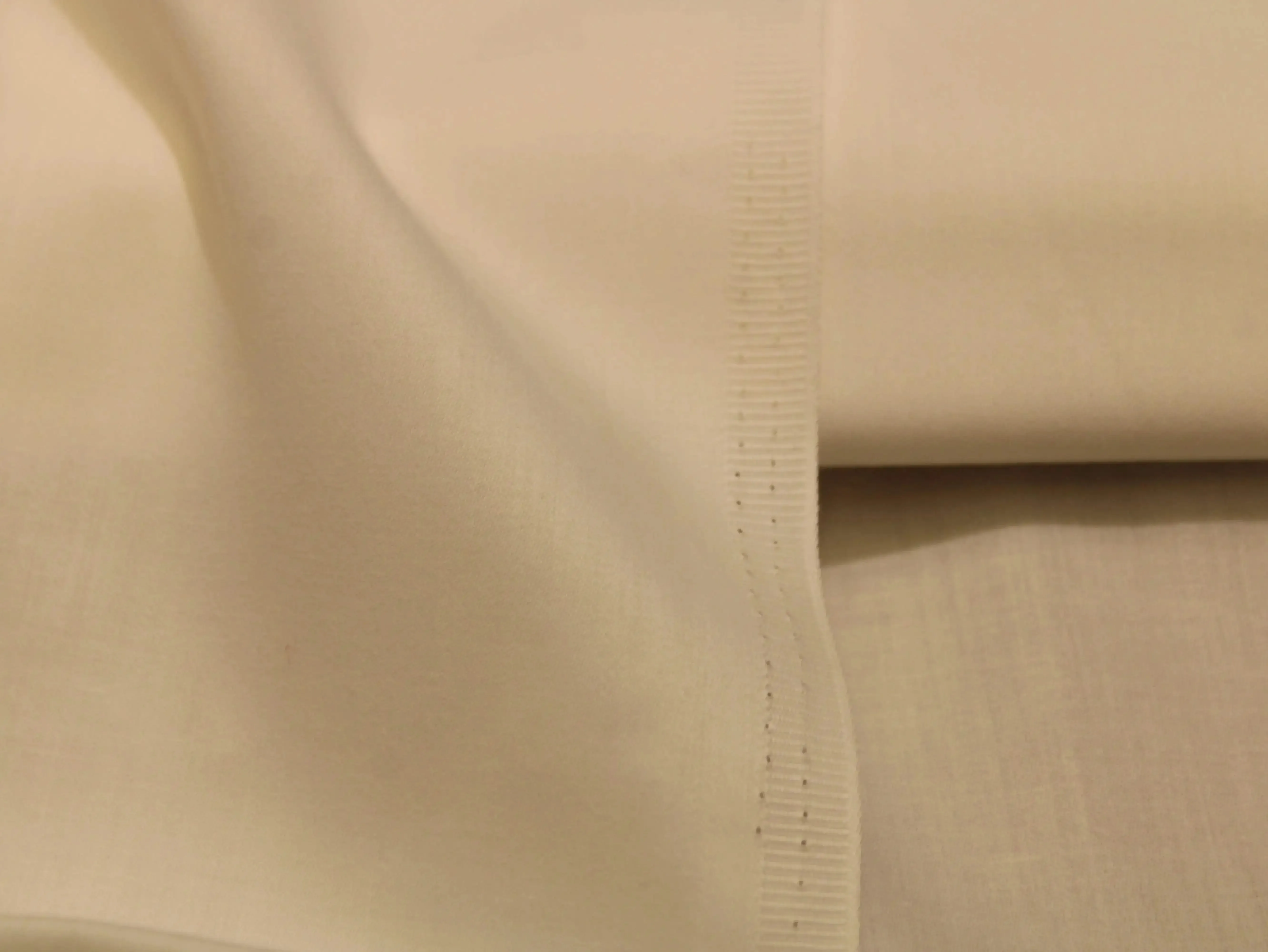 Plain White Dyeable Cotton Satin Fabric