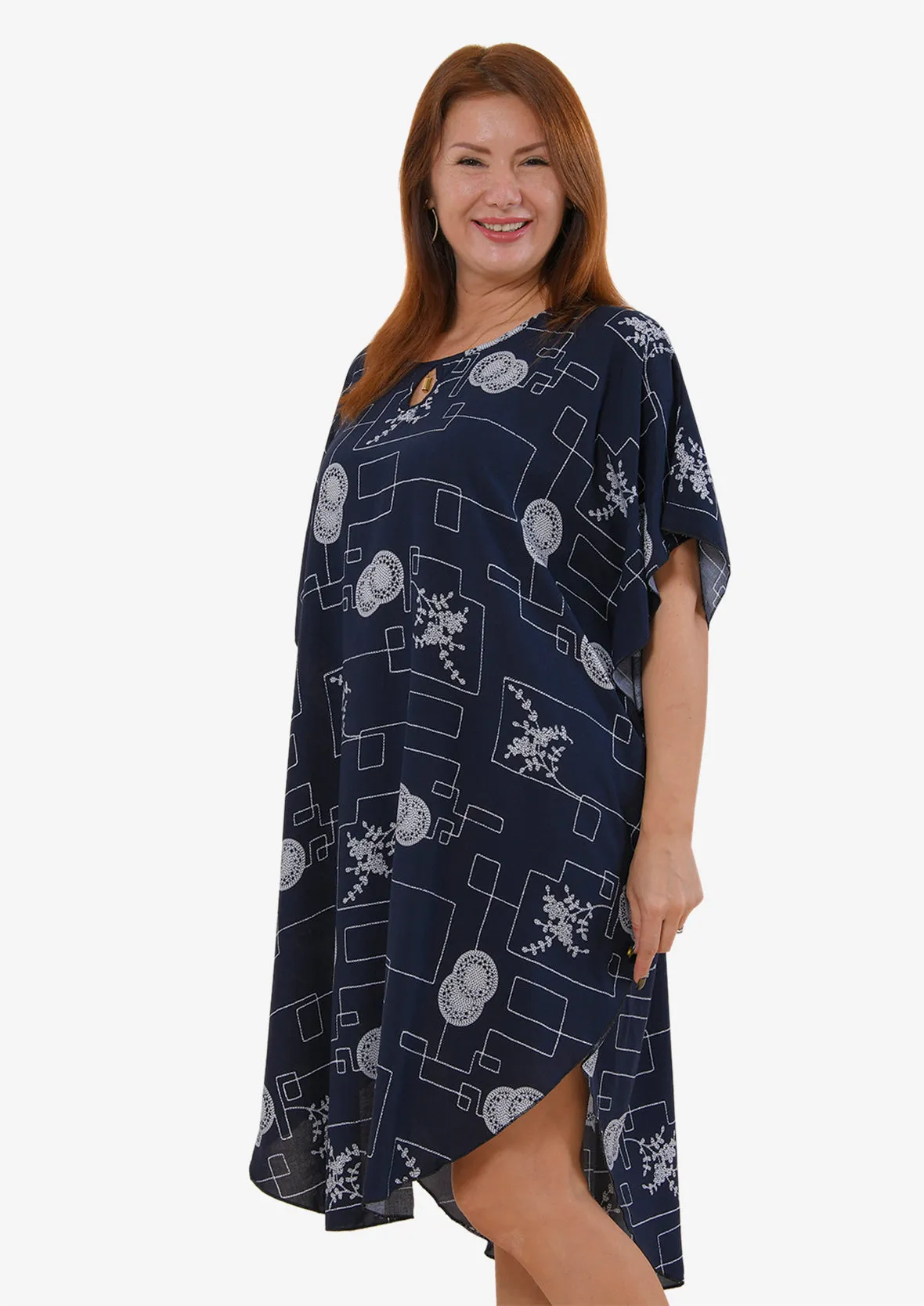 Printed Umbrella Dress