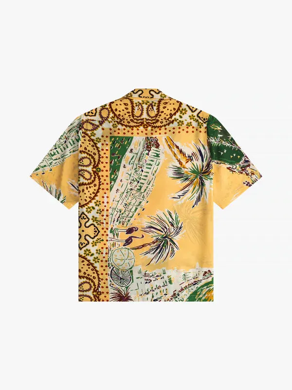 Rhude Palmina Silk Shirt Multi