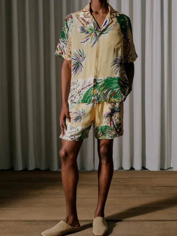 Rhude Palmina Silk Shirt Multi