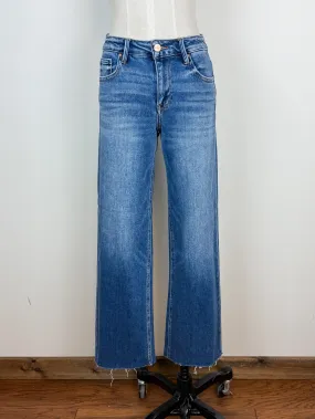Risen Brianna Mid Rise Cropped Wide Leg