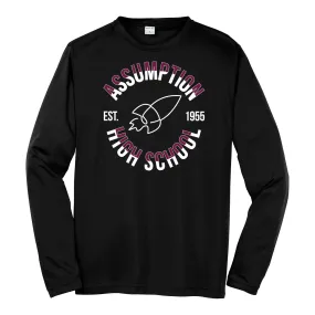 T-shirt - Long Sleeve Dry Fit - Black - AHS Circle