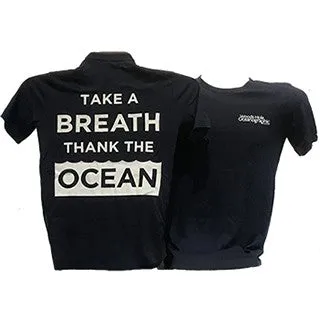 Navy Take A Breath T-Shirt - Relaxed Fit