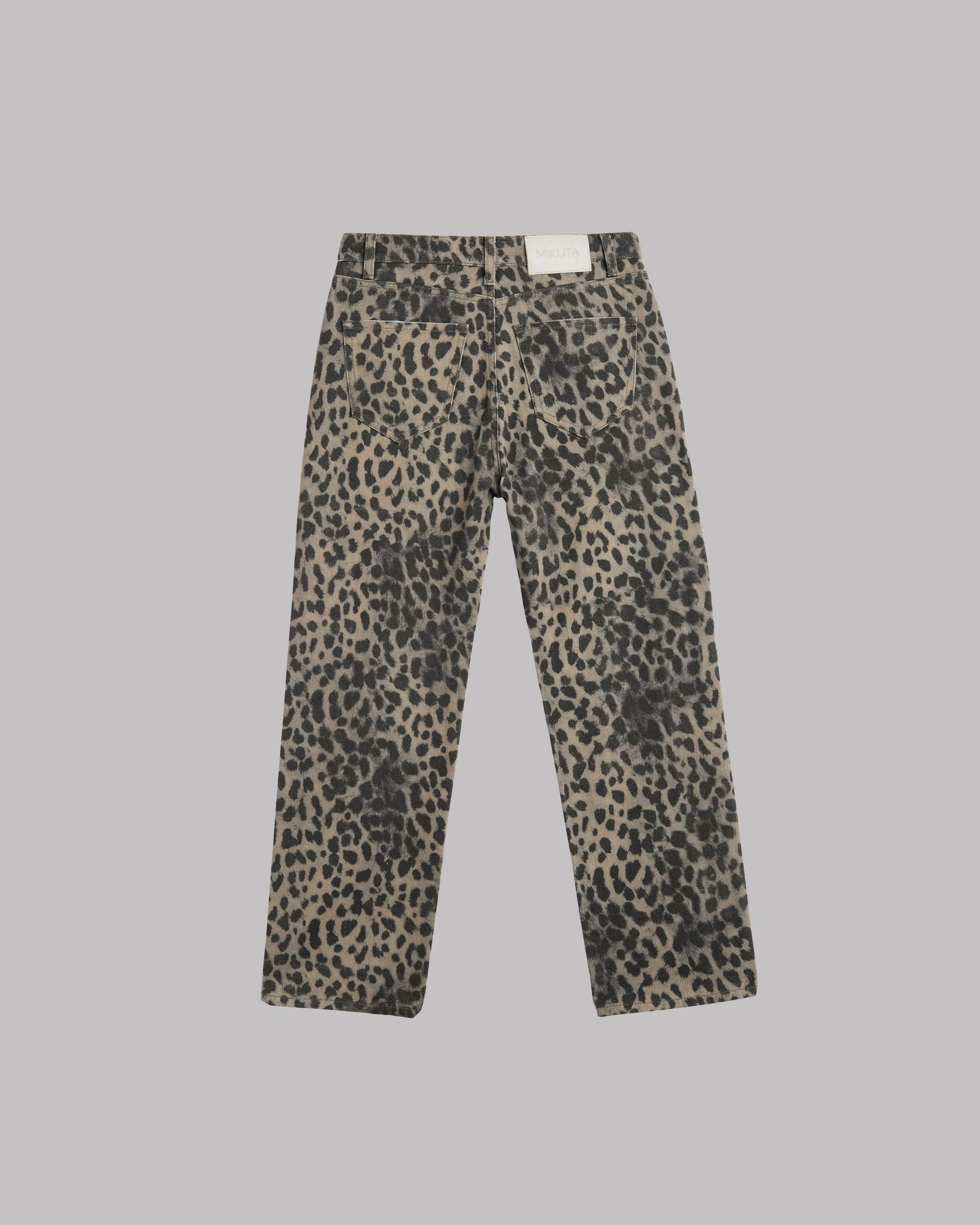 Stylish Womens Leo Cropped Straight-Leg Jeans