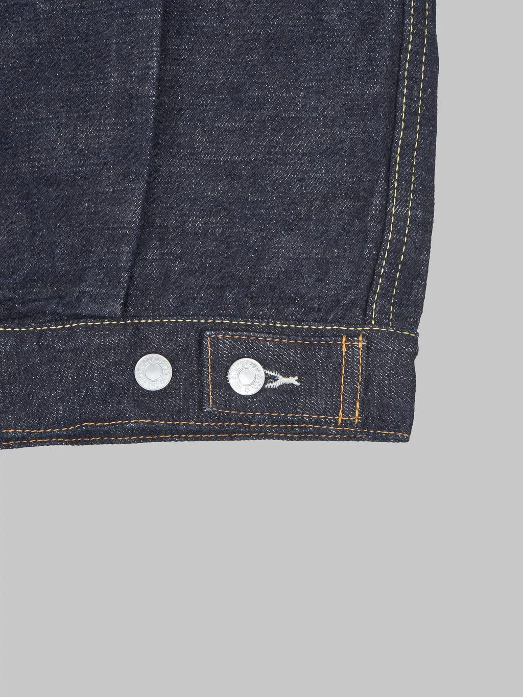The Strike Gold SGJ50S 15oz Slub Grey Weft Type II Denim Jacket