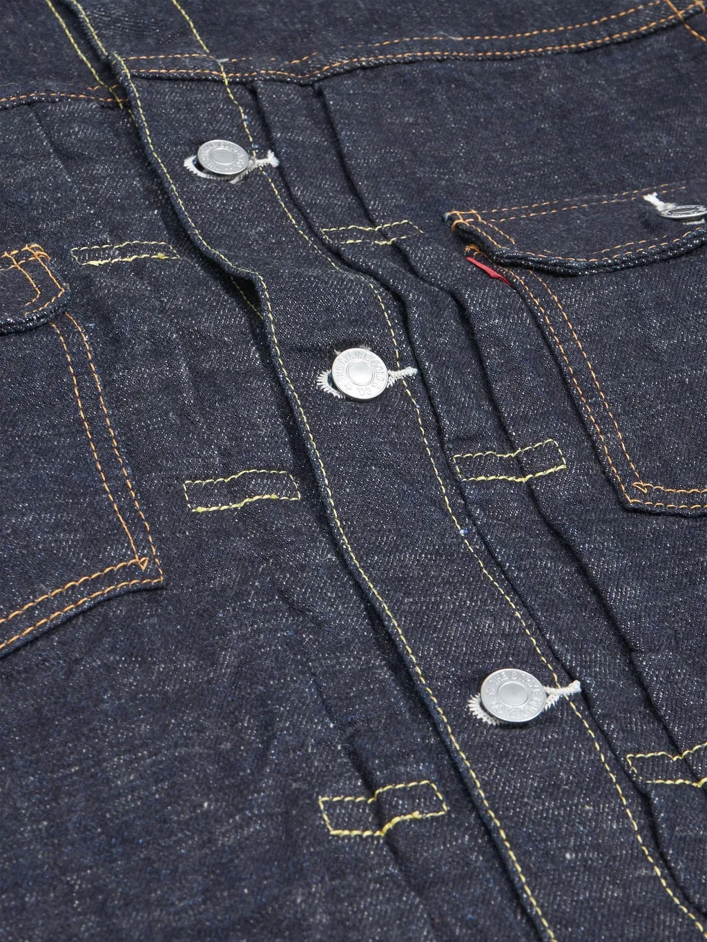 The Strike Gold SGJ50S 15oz Slub Grey Weft Type II Denim Jacket