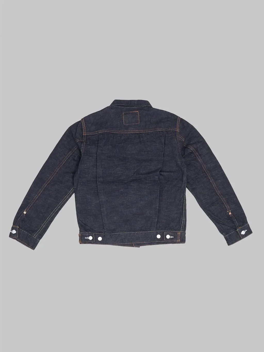 The Strike Gold SGJ50S 15oz Slub Grey Weft Type II Denim Jacket