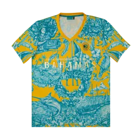 (V-NECK) UNISEX 50TH INDEPENDENCE TEE- GOLD